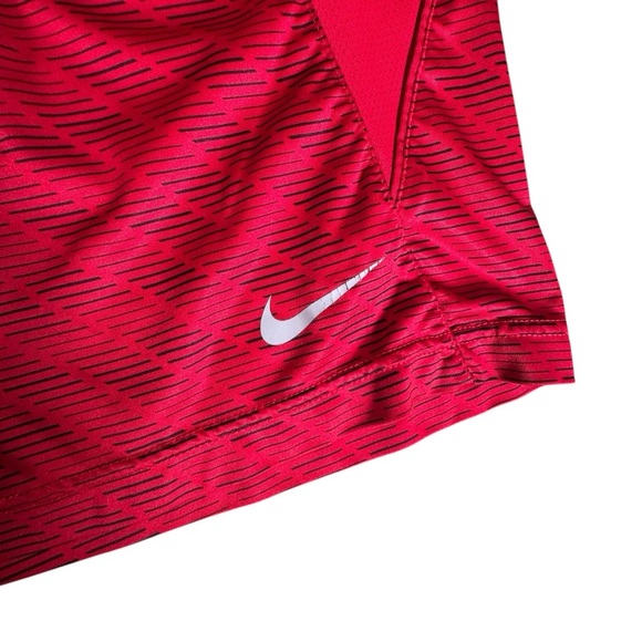 Nike Dri-FIT Red Athletic Shorts Men's Size L Performance Training Gym Running - Picture 2 of 9
